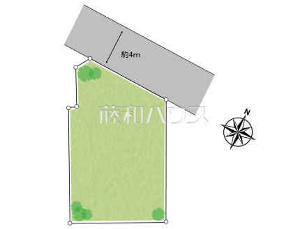 ≪全体区画図≫周辺は落ち着いた雰囲気の住宅地です。小さなお子様がいるご家庭も安心です。　【府中市分梅町２丁目】