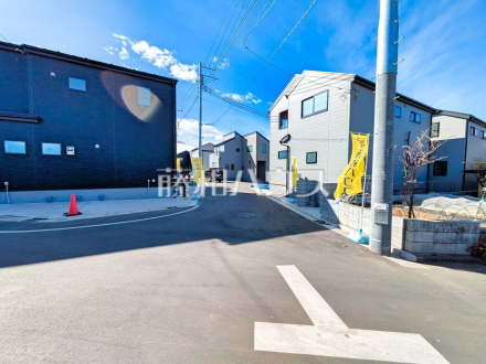 現場風景【清瀬市下宿２丁目】公道5ｍに面した全19区画！ライフプランを是非お聞かせください。／撮影日2026/01/22