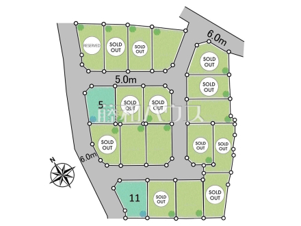 全体区画図　【清瀬市下宿２丁目】 周辺環境はもちろん、日当たりや設備仕様など、実際に行ってみないと分からないことも多くございます。営業担当がご案内いたしますので、お気軽にお問い合わせください。  