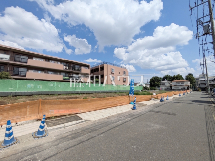 接道状況および現場風景　【三鷹市北野２丁目】／撮影日2025/07/13