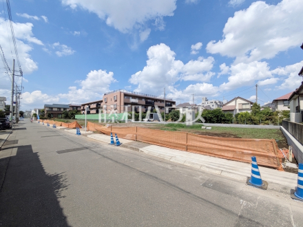 接道状況および現場風景　【三鷹市北野２丁目】／撮影日2025/07/13