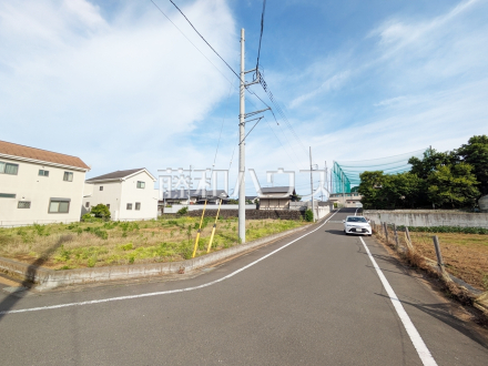 接道状況および現場風景　【日野市大字川辺堀之内】／撮影日2025/05/15