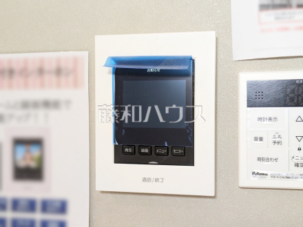 1号棟　TVモニター付インターフォン　【立川市砂川町６丁目】　防犯に役立つTVモニター付インターフォン
／撮影日2025/10/31