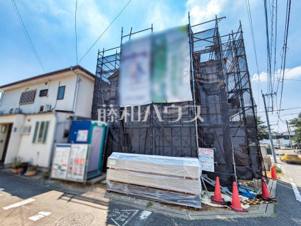 外観　【東久留米市野火止３丁目】 ここに住む方を想像して、着々と建築しております！ ／撮影日2025/07/11