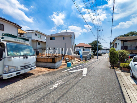 接道状況および現場風景　【東久留米市野火止３丁目】／撮影日2025/06/17