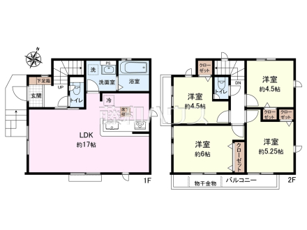 間取図　【東久留米市野火止３丁目】 周辺環境はもちろん、日当たりや設備仕様など、実際に行ってみないと分からないことも多くございます。営業担当がご案内いたしますので、お気軽にお問い合わせください。 