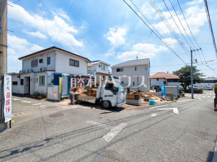 接道状況および現場風景　【東久留米市野火止３丁目】／撮影日2025/06/17