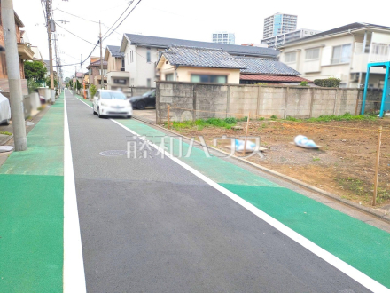 接道状況および現場風景　【三鷹市上連雀２丁目】／撮影日2025/05/23