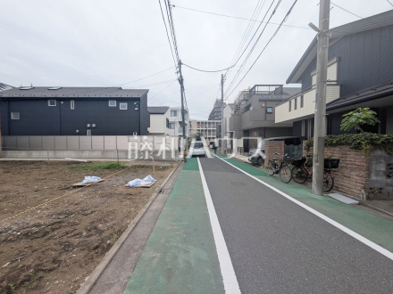 接道状況および現場風景　【三鷹市上連雀２丁目】／撮影日2025/05/23