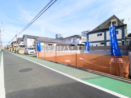 接道状況および現場風景　【三鷹市上連雀２丁目】／撮影日2026/02/05