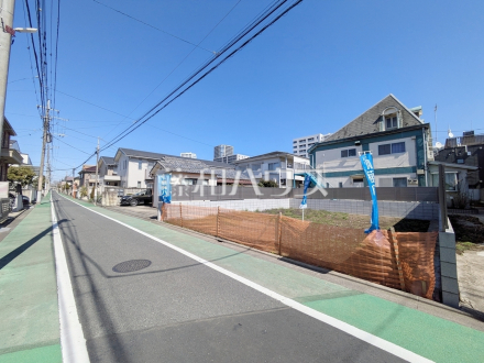 接道状況および現場風景　【三鷹市上連雀２丁目】／撮影日2026/03/12