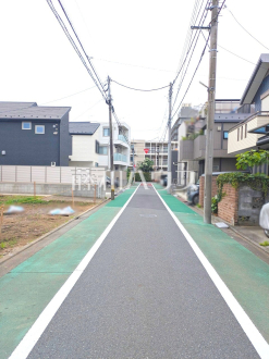 接道状況および現場風景　【三鷹市上連雀２丁目】／撮影日2025/05/23