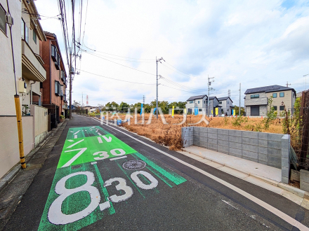接道状況および現場風景　【練馬区西大泉４丁目】／撮影日2024/10/24