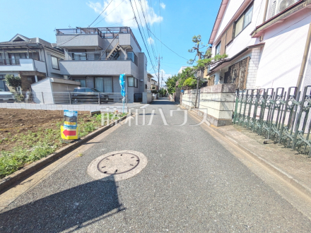 接道状況および現場風景　【練馬区土支田３丁目】／撮影日2025/08/02