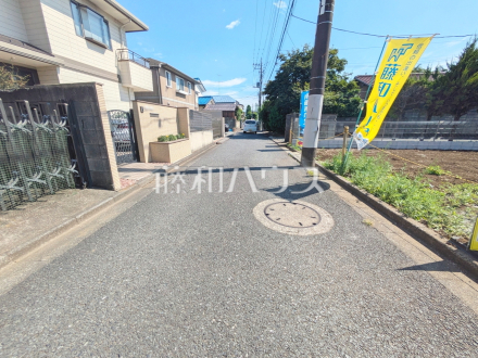 接道状況および現場風景　【練馬区土支田３丁目】／撮影日2025/08/02