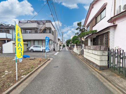 接道状況および現場風景　【練馬区土支田３丁目】／撮影日2025/06/13