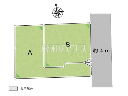 全体区画図　【杉並区宮前４丁目】