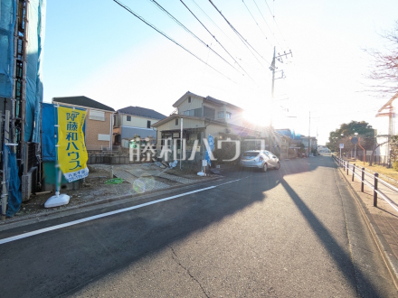 接道状況および現場風景　【八王子市元本郷町４丁目】／撮影日2026/03/08