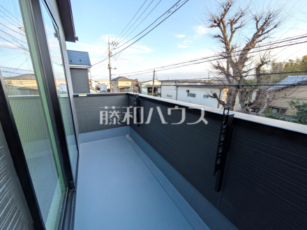 2号棟　バルコニー　【府中市四谷２丁目】／撮影日2025/12/27