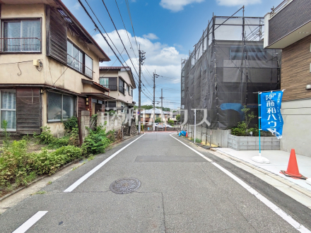 接道状況および現場風景　【練馬区大泉町２丁目】／撮影日2025/07/12