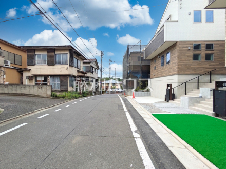接道状況および現場風景　【練馬区大泉町２丁目】／撮影日2025/06/16