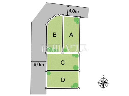 全体区画図　【練馬区大泉町２丁目】