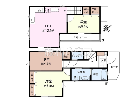 間取図　【日野市東豊田３丁目】