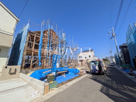 接道状況および現場風景　【三鷹市北野３丁目】／撮影日2026/03/12