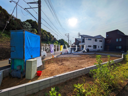 ≪2号棟　外観≫きれいに整備された敷地。これから夢の新邸がここに建ちます。【府中市小柳町２丁目】／撮影日2025/06/20