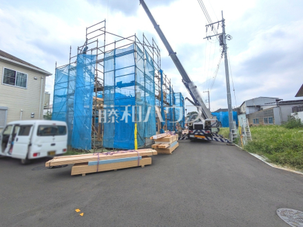 接道状況および現場風景　【東村山市青葉町１丁目】／撮影日2025/08/22