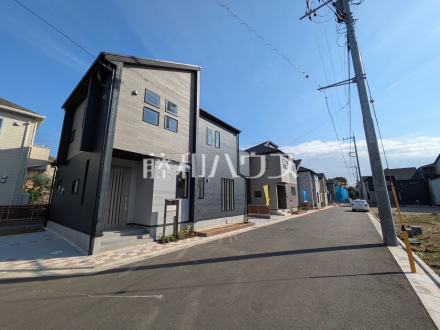 接道状況および現場風景　【東村山市青葉町１丁目】／撮影日2025/11/08
