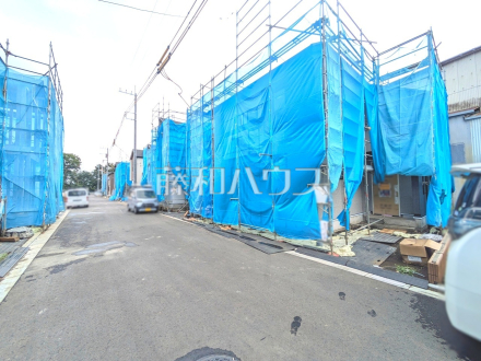 接道状況および現場風景　【東村山市青葉町１丁目】／撮影日2025/09/04