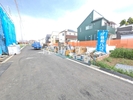 接道状況および現場風景　【東村山市青葉町１丁目】／撮影日2025/08/08