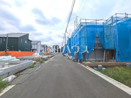 接道状況および現場風景　【東村山市青葉町１丁目】／撮影日2025/08/22