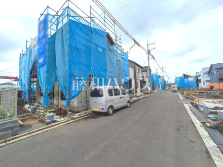 接道状況および現場風景　【東村山市青葉町１丁目】／撮影日2025/09/04