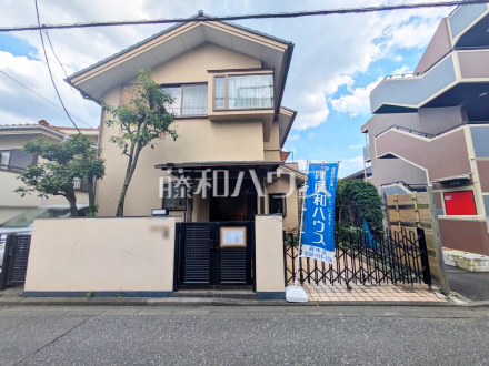 ≪現地外観（古屋有）≫綺麗な整形地のため、思い描いているイメージをカタチにしやすい土地【府中市白糸台３丁目】
／撮影日2025/06/27