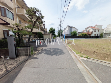 現場風景　【杉並区成田西１丁目】
見学はしたいけど、なかなか時間が取れない・・・そんな方に出勤前や仕事終わりにマイホームを見学できるサポートをいたします。／撮影日2025/05/22