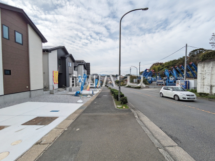 接道状況および現場風景　【八王子市兵衛２丁目】／撮影日2025/11/02