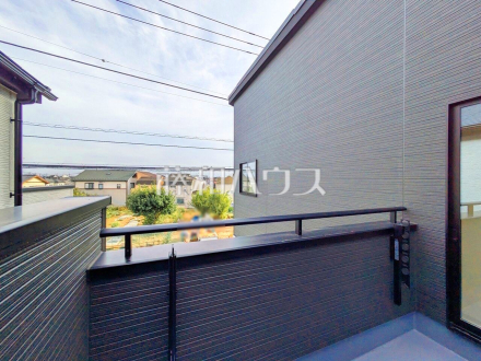 2号棟(モデルハウス)　バルコニー　【新座市池田４丁目】／撮影日2025/10/12