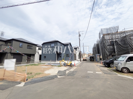 接道状況および現場風景　【新座市池田４丁目】／撮影日2025/09/29