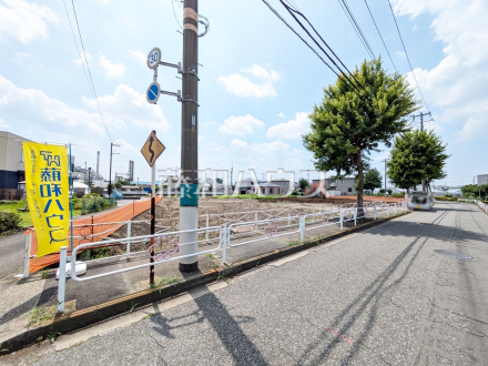 ≪現地外観≫建築条件はございませんので、ライフスタイルに合わせた自由なマイホームづくりが可能です。【府中市南町６丁目】　／撮影日2025/07/06