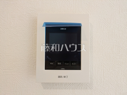 2号棟　TVモニター付インターフォン　【三鷹市大沢５丁目】
　防犯に役立つTVモニター付インターフォン　／撮影日2025/09/22