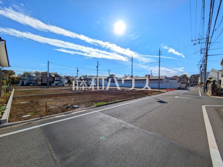 接道状況および現場風景　【立川市砂川町４丁目】／撮影日2025/11/21
