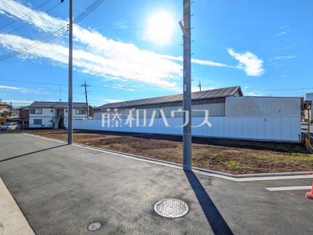 接道状況および現場風景　【立川市砂川町４丁目】／撮影日2025/11/21
