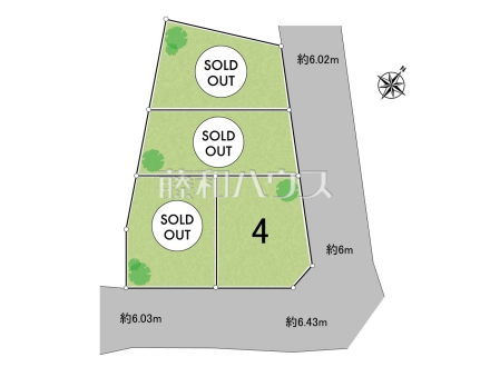 全体区画図　【福岡市城南区長尾４丁目】