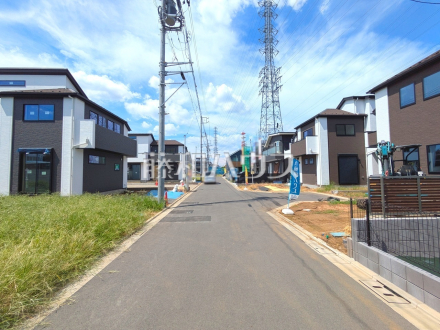 接道状況および現場風景　【小平市小川町１丁目】／撮影日2025/07/27