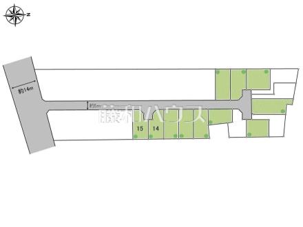 全体区画図　【小平市小川町１丁目】