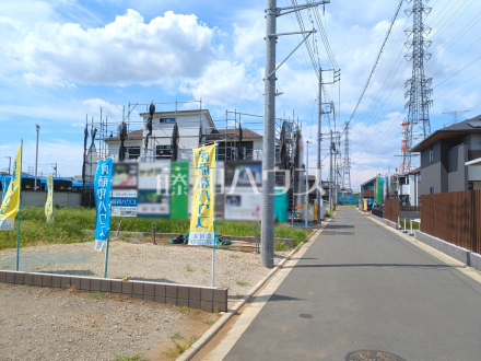 接道状況および現場風景　【小平市小川町１丁目】／撮影日2025/07/27