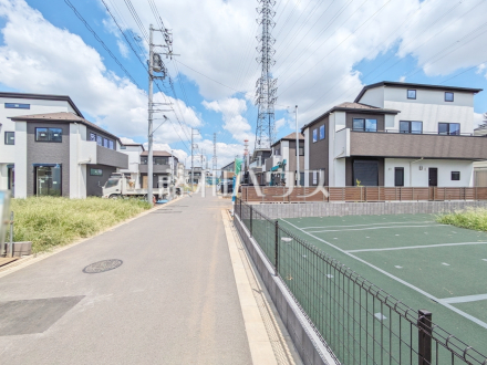 接道状況および現場風景　【小平市小川町１丁目】／撮影日2025/07/31