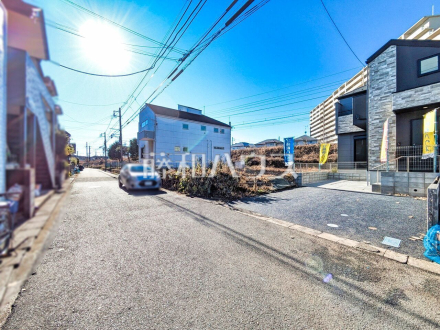 接道状況および現場風景　【八王子市子安町１丁目】／撮影日2025/12/15